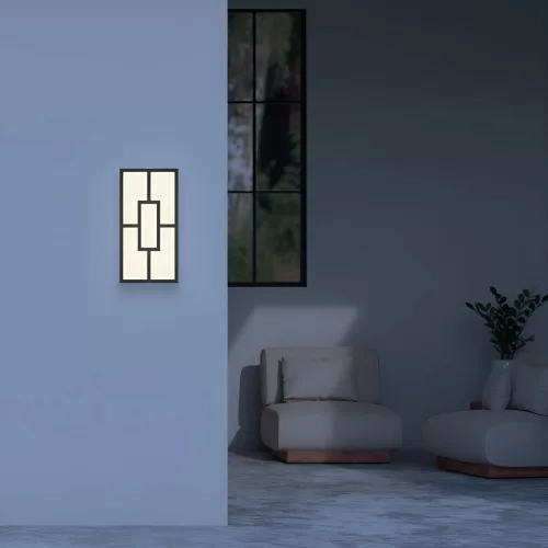 BRY-VENETO-A-SQR-BLC-20W-3IN1-IP44-WALL LIGHT