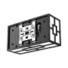 BRY-VENETO-A-SQR-BLC-20W-3IN1-IP44-WALL LIGHT