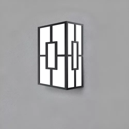 BRY-VENETO-A-SQR-BLC-20W-3IN1-IP44-WALL LIGHT
