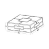 BRY-VENETO-A-SQR-BLC-20W-3IN1-IP44-WALL LIGHT