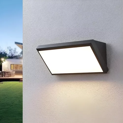 BRY-NAPOLI-M-RND-GREY-20W-3IN1-IP65-WALL LIGHT