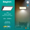 BRY-NAPOLI-M-RND-GREY-20W-3IN1-IP65-WALL LIGHT