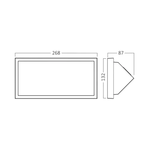 BRY-NAPOLI-M-RND-GREY-20W-3IN1-IP65-WALL LIGHT