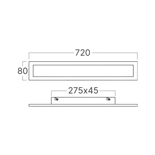 BRY-LINE-75-18W-BLC-IP54-LED WALL LIGHT