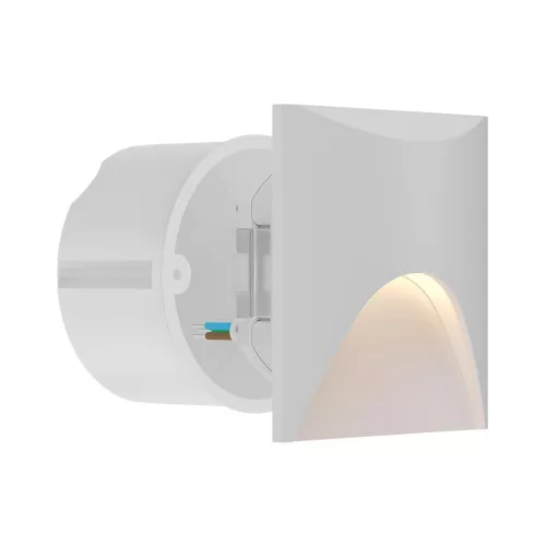 BRY-VEKSUS-SQR-WHT-3W-3000K-IP65-STEP LIGHT