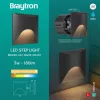 BRY-VEKSUS-SQR-BLC-3W-3000K-IP65-STEPLIGHT