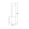 BRY-TARUS-WLS-7W-SNS-3000K-IP54-WALL LIGHT