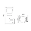 BRY-PARIS-WLS-1xE27-IP54-WALL LIGHT