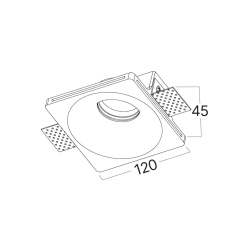BRY-SPOTI-PLS-A-1D-SQR-WHT-PLASTER-SPOTLIGHT