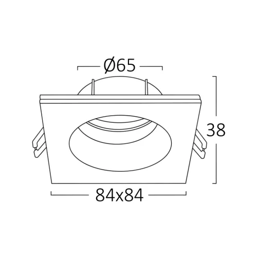 BRY-TETRA-IP-SQR-BLC-IP54-SPOTLIGHT
