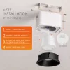 BRY-GATA-SR-1D-10W-3IN1-SQR-WHT-BLC-SPOTLIGHT