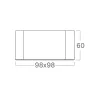 BRY-GATA-SR-1D-10W-3IN1-SQR-WHT-BLC-SPOTLIGHT