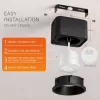 BRY-GATA-SR-1D-10W-3IN1-SQR-BLC-BLC-SPOTLIGHT