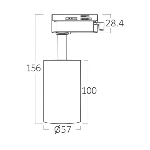BRY-BETA-TR2-BLC-GU10-2WRS-TRACKLIGHT