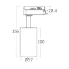 BRY-BETA-TR2-GLD-GU10-2WRS-TRACKLIGHT