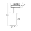 BRY-BETA-TR2-WHT-GU10-4WRS-TRACKLIGHT