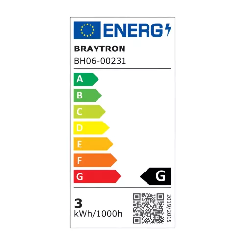 BRY-MINISPOT-A-3W-38D-BLC-6500K-IP54-LED SPOTLIGHT