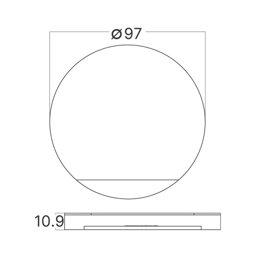 BRY-STEP-A-CR2-RND-BLC-STEPLIGHT COVER