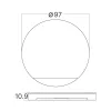 BRY-STEP-A-CR2-RND-SLV-STEPLIGHT COVER