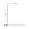 BRY-STEP-A-CS1-SQR-BLC-STEPLIGHT COVER