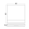 BRY-STEP-A-CS2-SQR-BLC-STEPLIGHT COVER