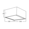 BRY-AVVA-WL02-8W-SQR-WHT-3000K-WALL LIGHT