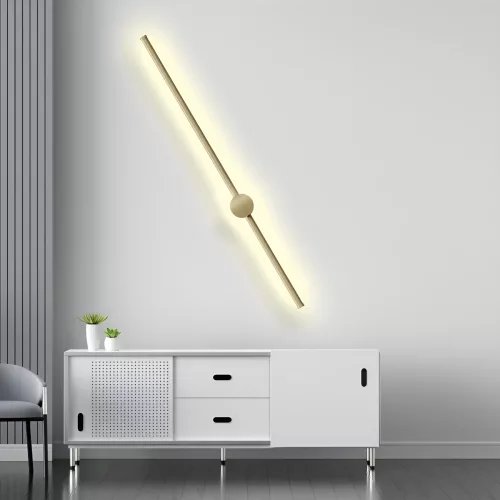 BRY-TINY-WL800-16W-GLD-3000K-WALL LIGHT