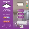 BRY-BLADE-SS-SQR-BLC-36W-3IN1-WAT3-CEILING LIGHT