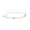 BRY-BLADE-SS-SQR-GLD-36W-3IN1-WAT3-CEILING LIGHT