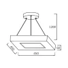 BRY-BLADE-PD-SQR-WHT-36W-3IN1-CEILING LIGHT