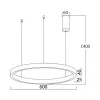 BRY-LINA-PD-2540-RND-GLD-35W-3IN1-CEILING LIGHT