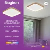 BRY-BELLA-SLS-SR-SQR-GLD-36W-3IN1-IP20-CEILING LIG