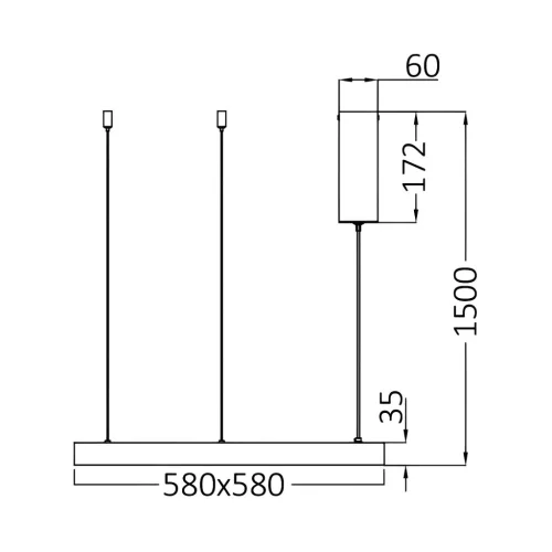 BRY-BELLA-SLP-PD-SQR-WHT-46W-3IN1-IP20-CEILING LIG