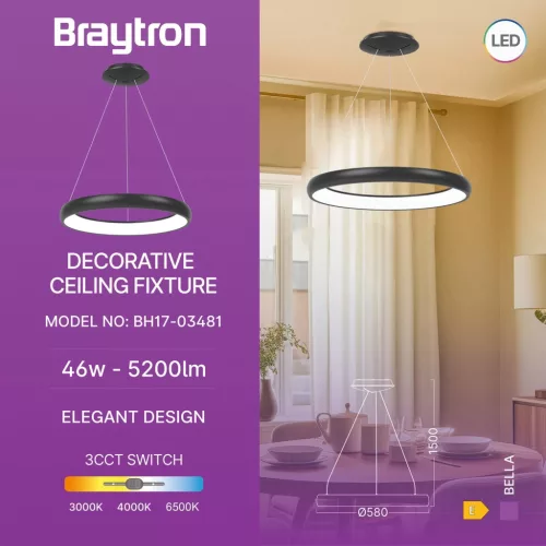 BRY-BELLA-MLP-PD-RND-BLC-46W-3IN1-IP20-CEILING LIG