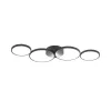 BRY-NELA-SR1-RND-BLC-60W-RMT-IP20-CEILING LIGHT