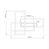 BRY-NELA-SS2-RND-BLC-65W-RMT-IP20-CEILING LIGHT