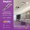 BRY-CRYSTAL-C-40W-3IN1-RMT-BLC-CEILING LIGHT