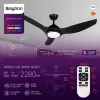 BRY-FANCY-52"-24+35W-3IN1-RMT-BLC-IP20-CEILING FAN
