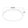 BRY-CEILING-D300-24W-4000K-CEILING LAMP