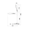 BRY-LB125-5W-WHT-5000K-DESK LAMP