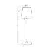 BRY-TOWER-1-WHT-3000K-RCH-TABLE LAMP