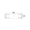 BRY-HEGZA-180°-CLEAR-CONNECTOR