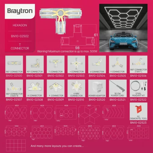 BRY-HEGZA-T-CLEAR-CONNECTOR