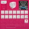 BRY-HEGZA-POWER ADAPTOR-CLEAR-CONNECTOR