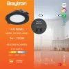 BRY-SMD-CRP-3W-RND-3INC-BLC-3IN1-LED PANEL LIGHT