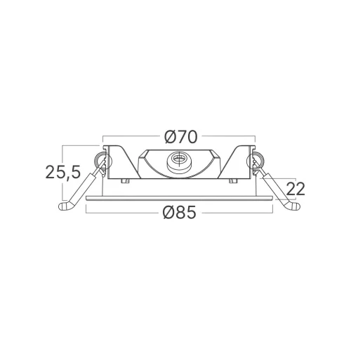 BRY-SMD-CRP-3W-RND-3INC-BLC-3IN1-LED PANEL LIGHT