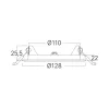 BRY-SMD-CRP-6W-RND-4NC-WHT-3IN1-LED PANEL LIGHT