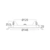 BRY-SMD-CRP-9W-RND-5INC-WHT-3IN1-LED PANEL LIGHT