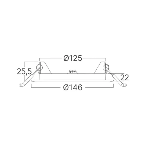 BRY-SMD-CRP-9W-RND-5INC-WHT-3IN1-LED PANEL LIGHT