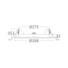 BRY-SMD-CRP-24W-RND-10INC-WHT-3000K-LED PANEL
